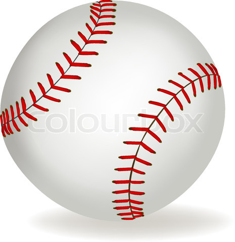 Baseball Ball Vector Free