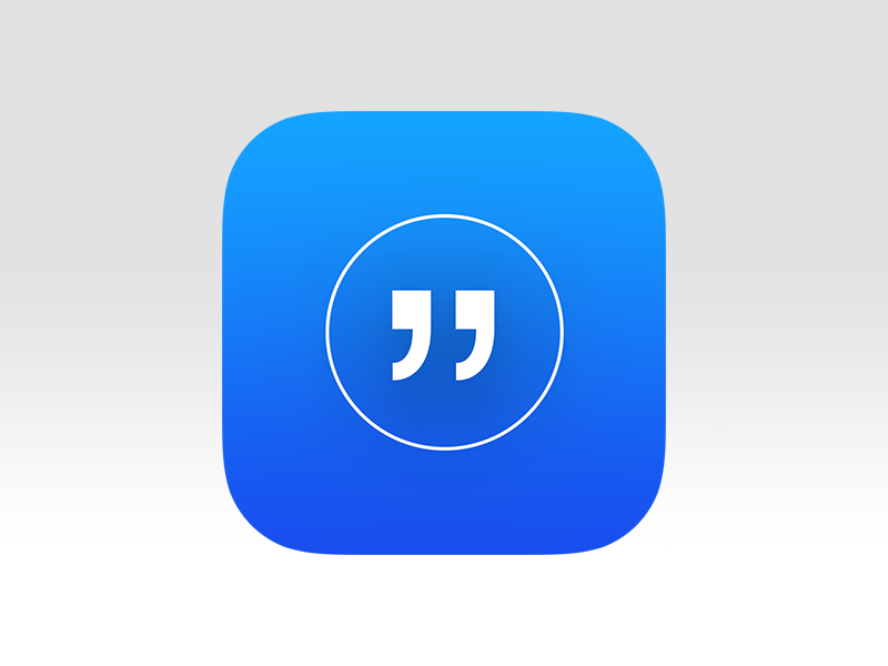 Best Quote App Icon Best Quote App Icon