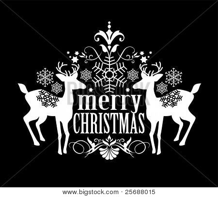 Black and White Christmas Designs