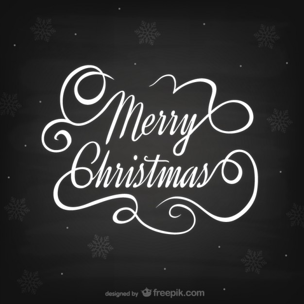 Black and White Christmas Vector Art