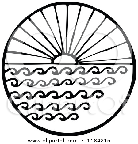 Black and White Sunrise Clip Art Black and White Sunrise Clip Art