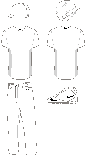 Blank Baseball Uniform Template