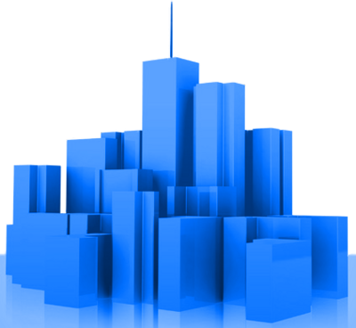 Blue City Buildings