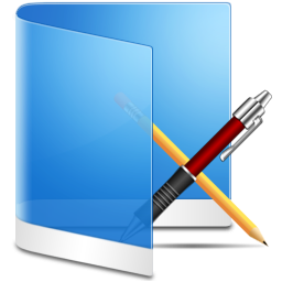 Blue Folder Icon