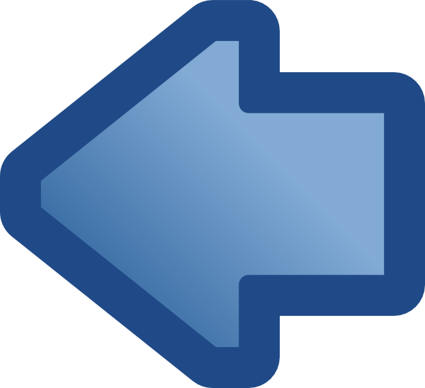 Blue Left Arrow Clip Art