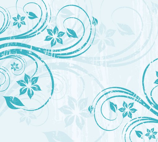 Blue Swirl Design Blue Swirl Design