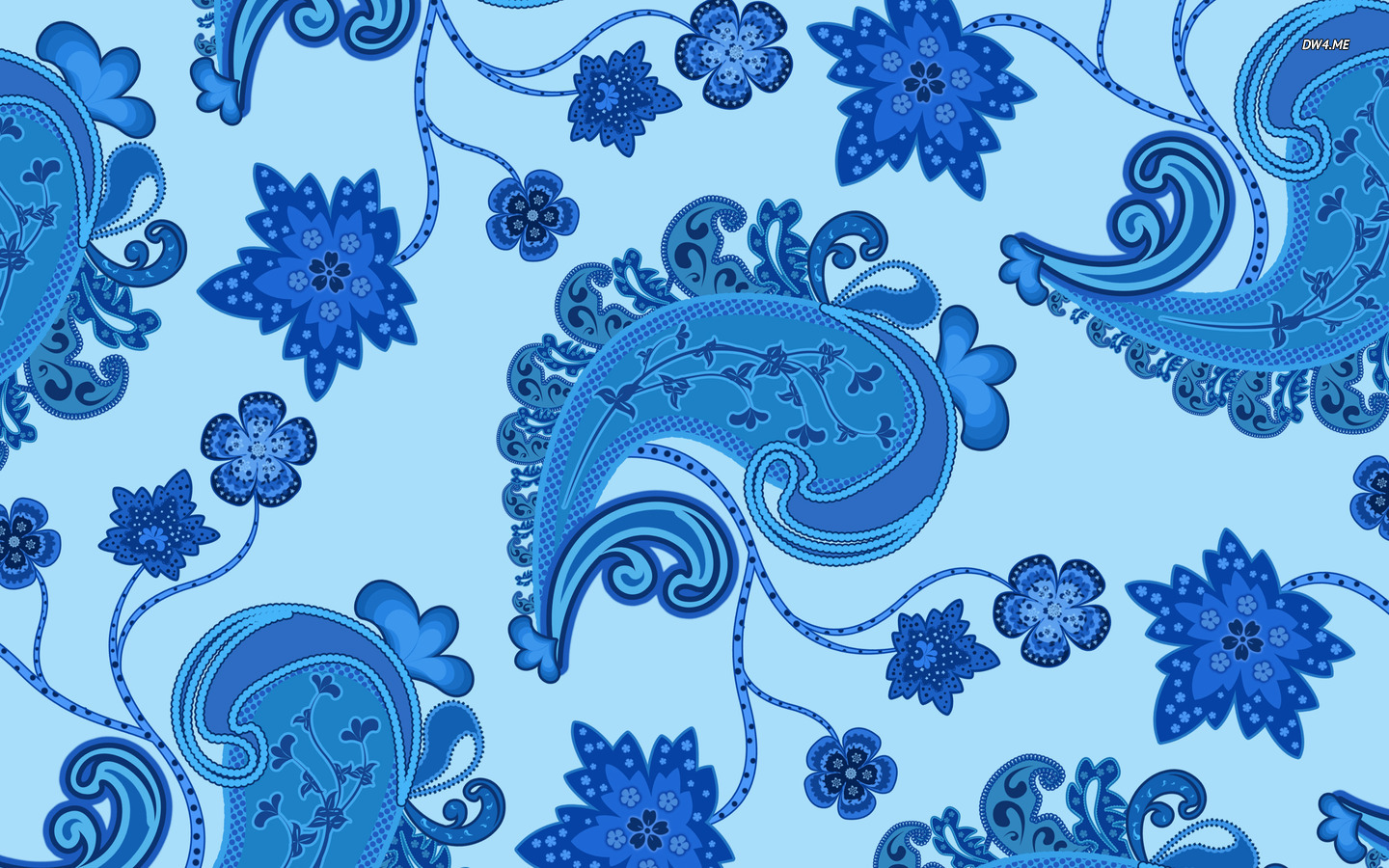 Blue Swirl Vector