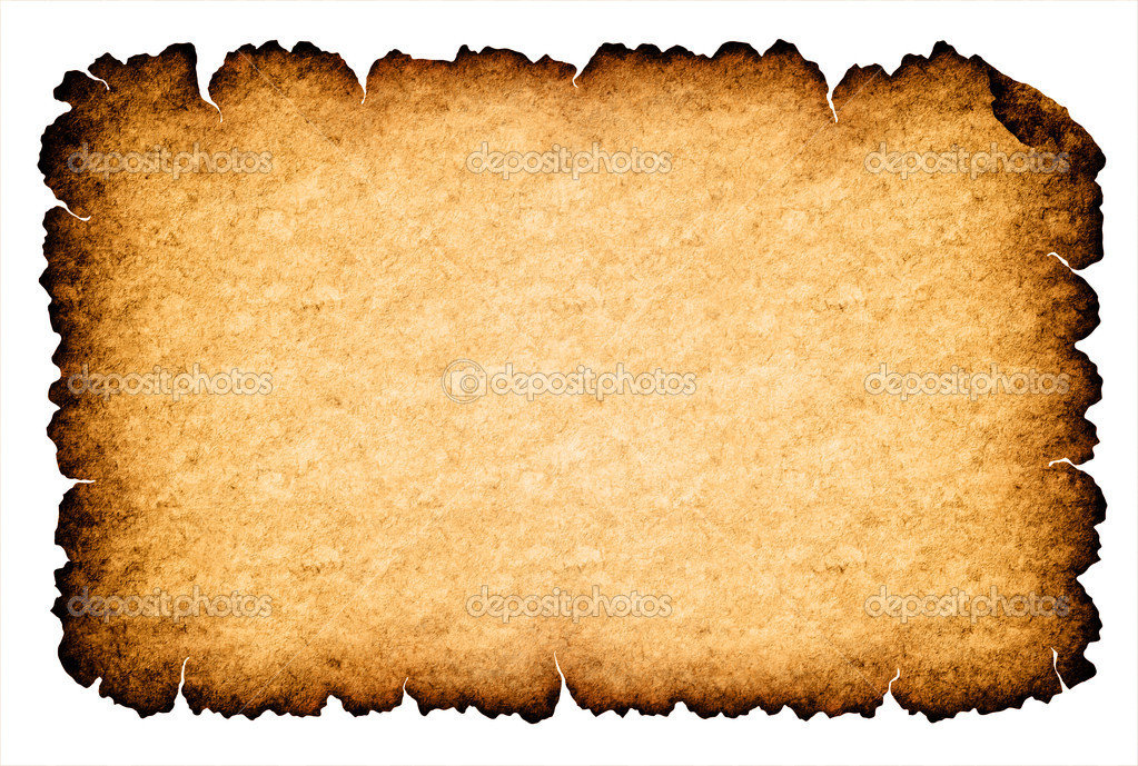 Burnt Parchment Paper Borders