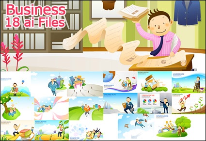 Business Cartoon Clip Art