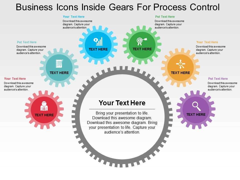 Business Control Process Flow Icon