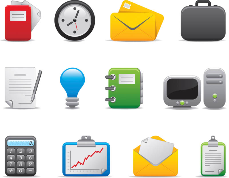 Business Icons Vector Free