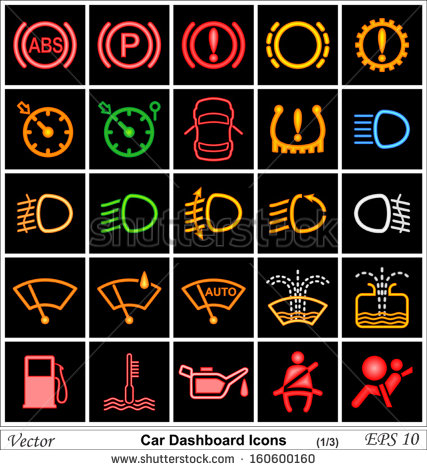 Car Dashboard Symbols Icons Car Dashboard Symbols Icons