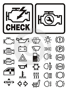 Car Dashboard Warning Lights Symbols Car Dashboard Warning Lights Symbols