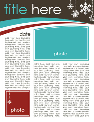 Christmas Newsletter Template Free Download