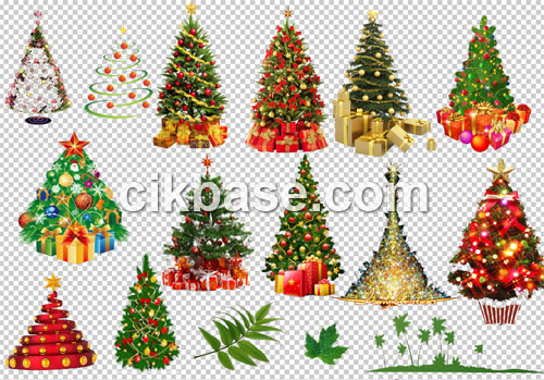 Christmas Photoshop Transparent Trees