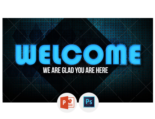 6 PSD Welcome To Church Images