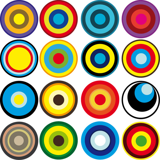 Colorful Circles Clip Art
