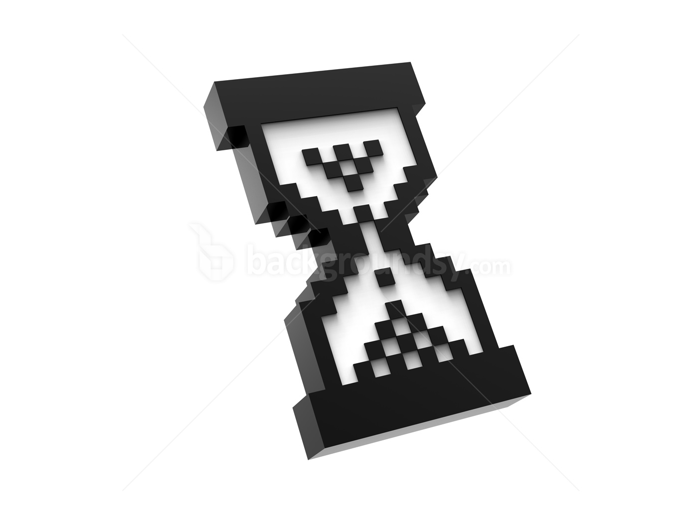 Computer Hourglass Symbol Computer Hourglass Symbol