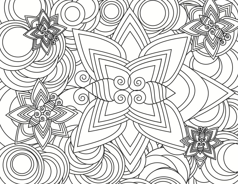 Cool Design Coloring Pages to Print