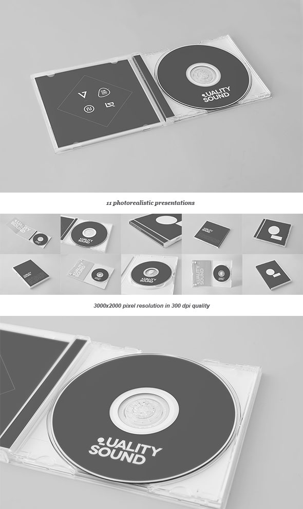 Cover DVD Mockup Template