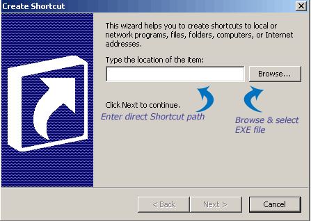 Create Desktop Shortcut Icon