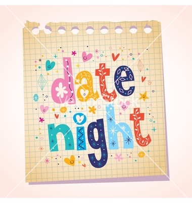 Date Night Vector