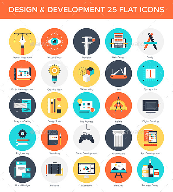 Design and Development Icons