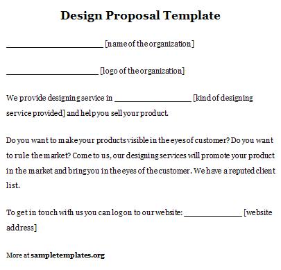 Design Proposal Template