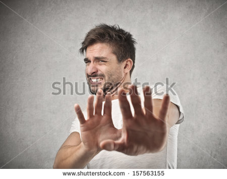 Disgusted Face Stock Photo