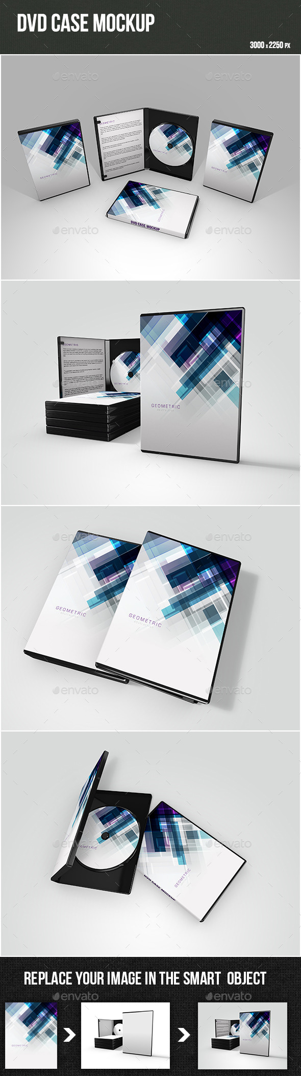 DVD Case Mockup Template