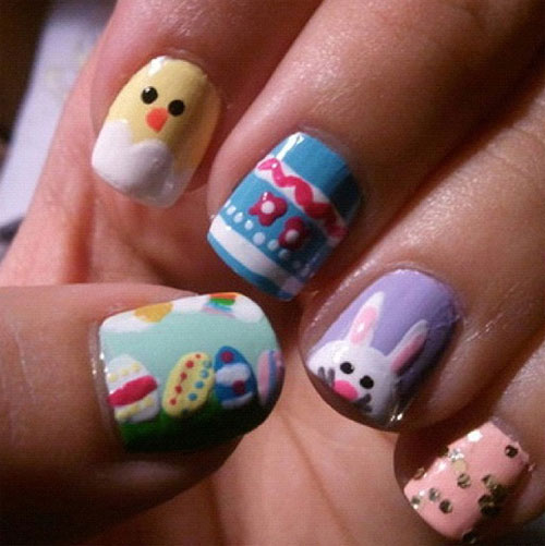 Easter Nail Art Design Ideas