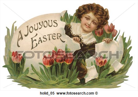 Easter Victorian Illustration