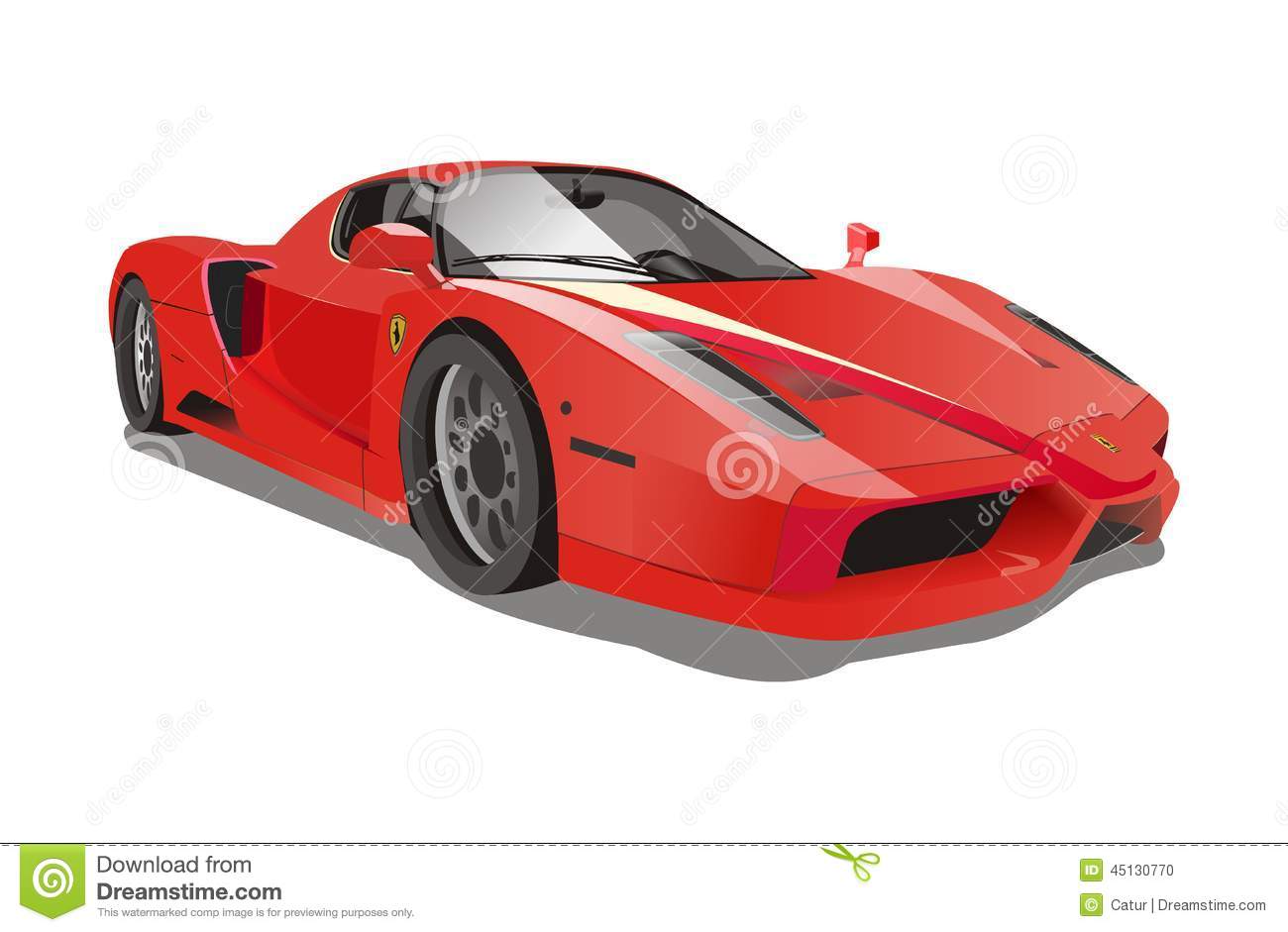 Enzo Ferrari Racing Car