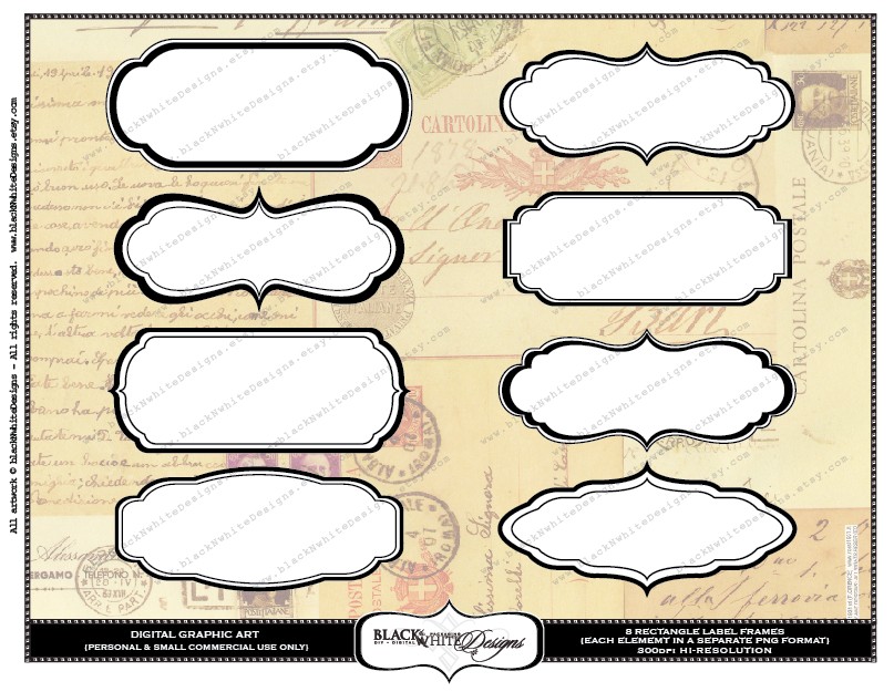 Fancy Rectangle Borders Clip Art Fancy Rectangle Borders Clip Art