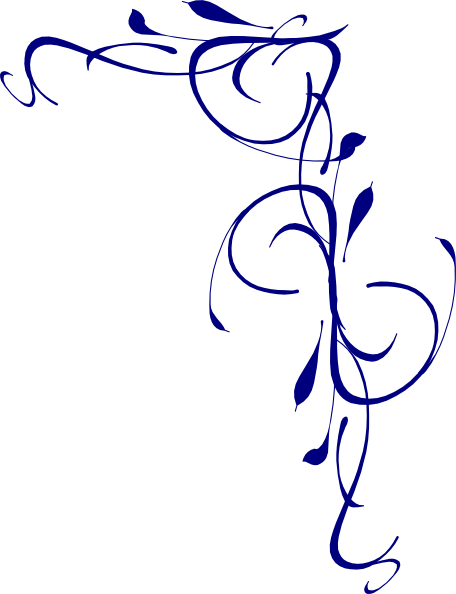 Floral Swirl Clip Art