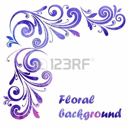 Floral Vector Borders and Frames