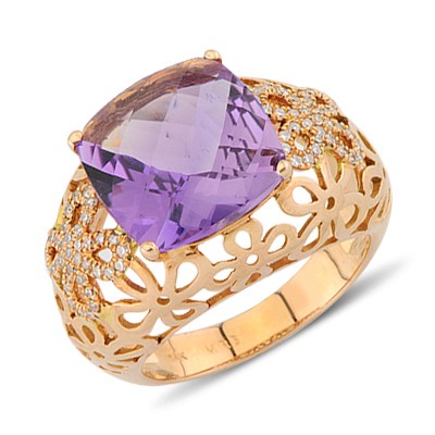 Flower Shaped Gemstone Ring Designs