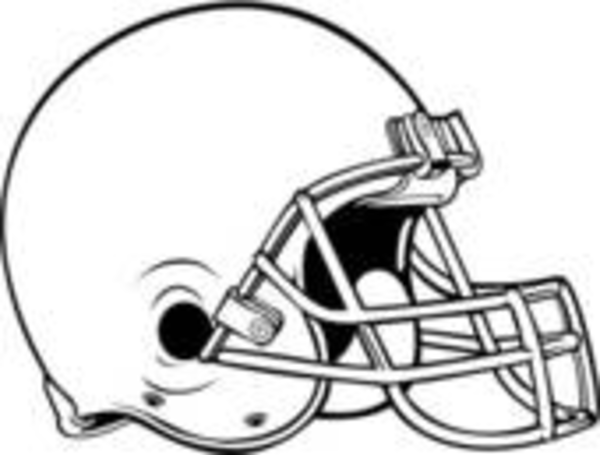 Football Helmet Outline Clip Art