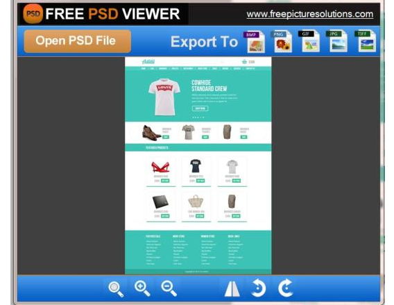 Free Adobe PSD Viewer