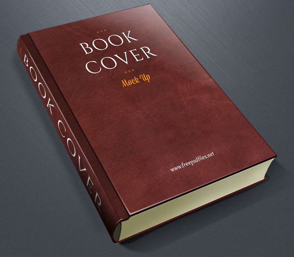 Free Book Cover Mockup Template PSD