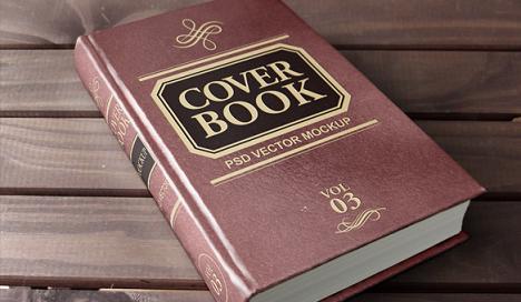 Free Book Cover Mockup Template PSD