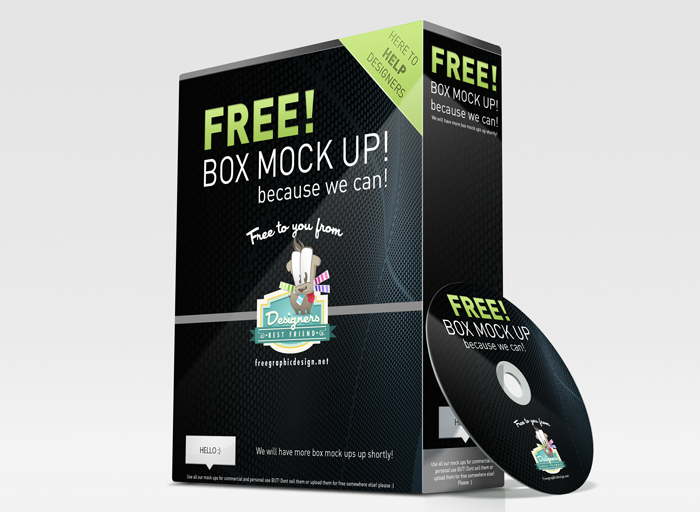 Free Box Mock Up Free Box Mock Up