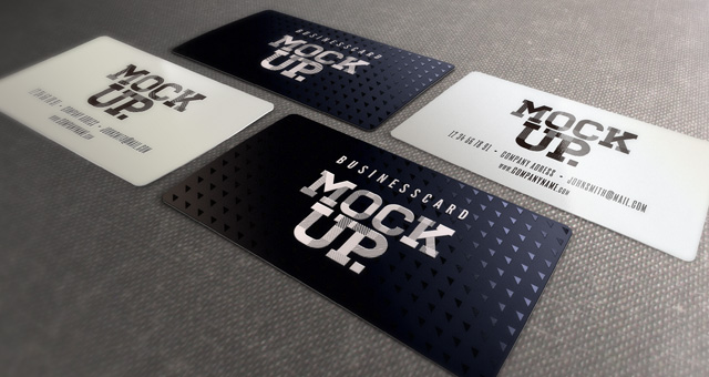 Free Business Card Mockup Template PSD