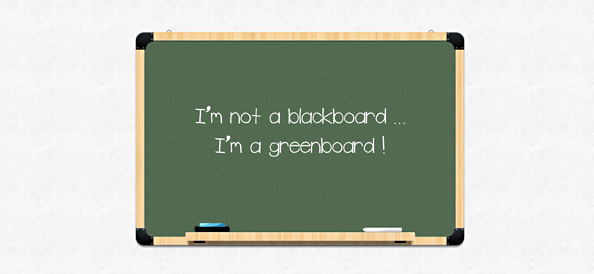 Free Chalkboard Template PSD