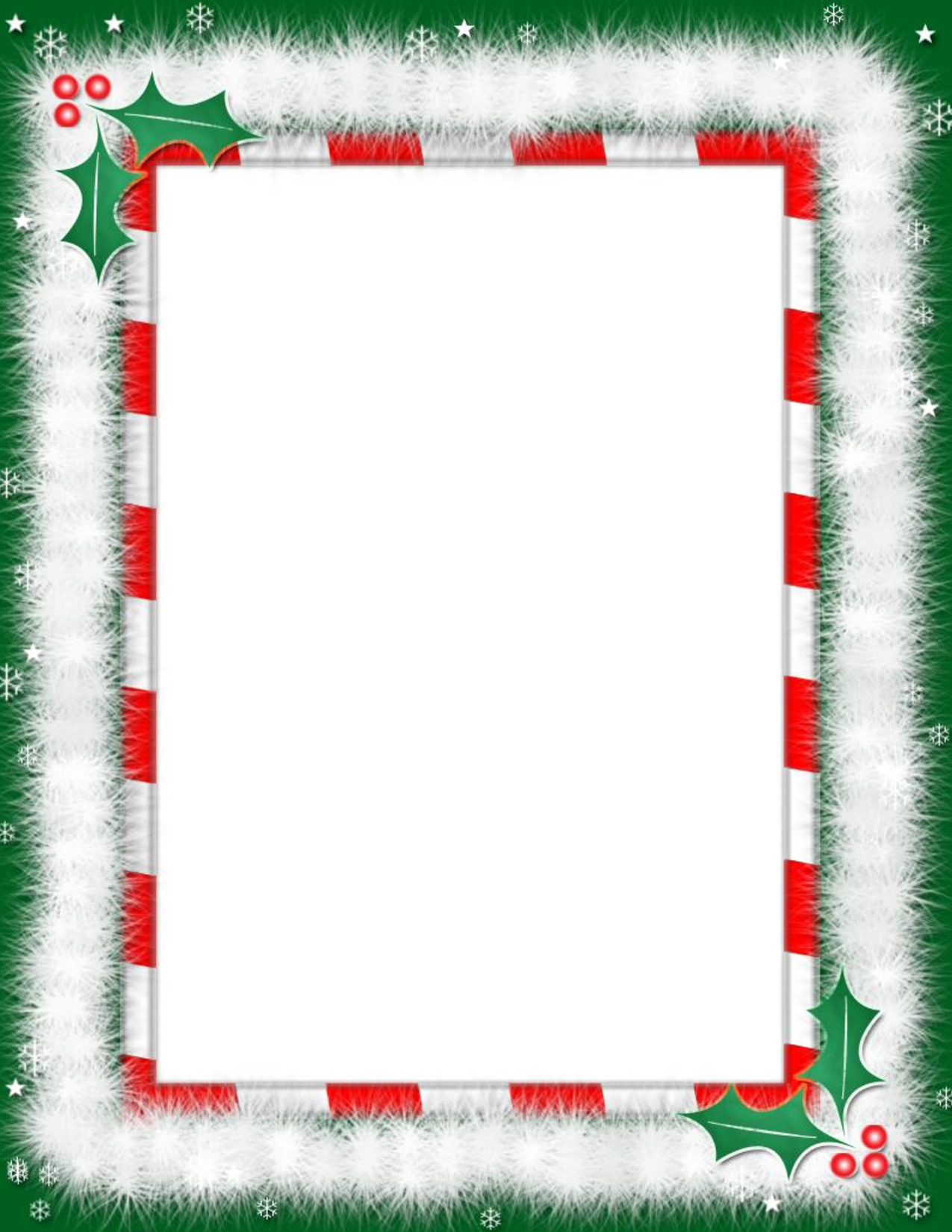 Free Christmas Border Templates