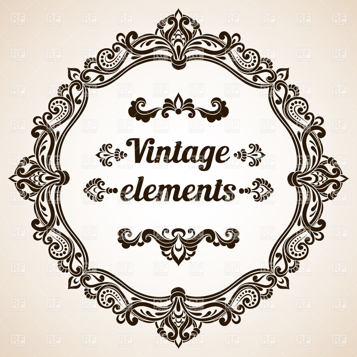 Free Ornate Vintage Frame Vector
