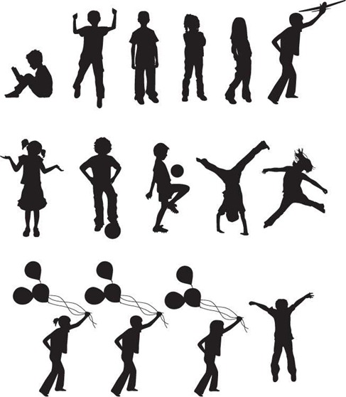 20 Vector Silhouettes Images