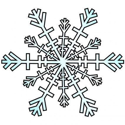 Free Vector Snowflake Clip Art