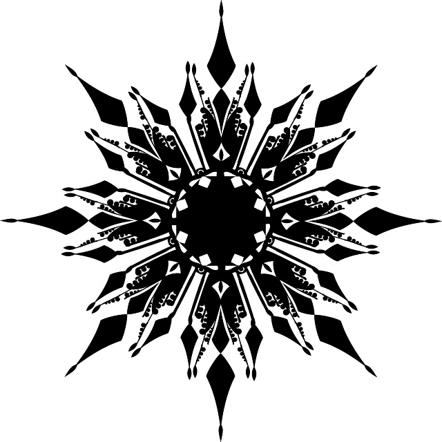 Free Vector Snowflake Clip Art