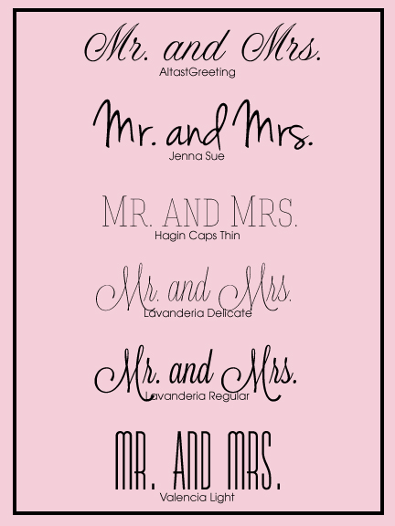 Free Wedding Fonts